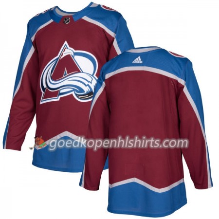 Colorado Avalanche Blank Adidas 2017-2018 Rood Authentic Shirt - Mannen